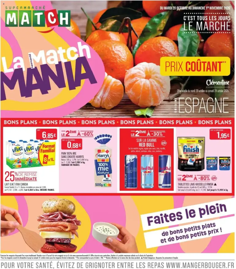 Match Supermarché catalogue du 20/10/2026 au 01/11/2026