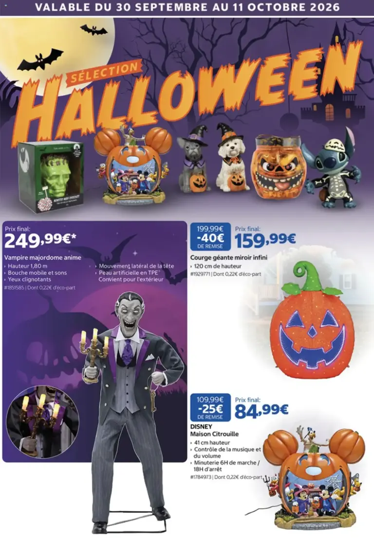 Costco Sélection Halloween du 30/09/2026 au 11/10/2026