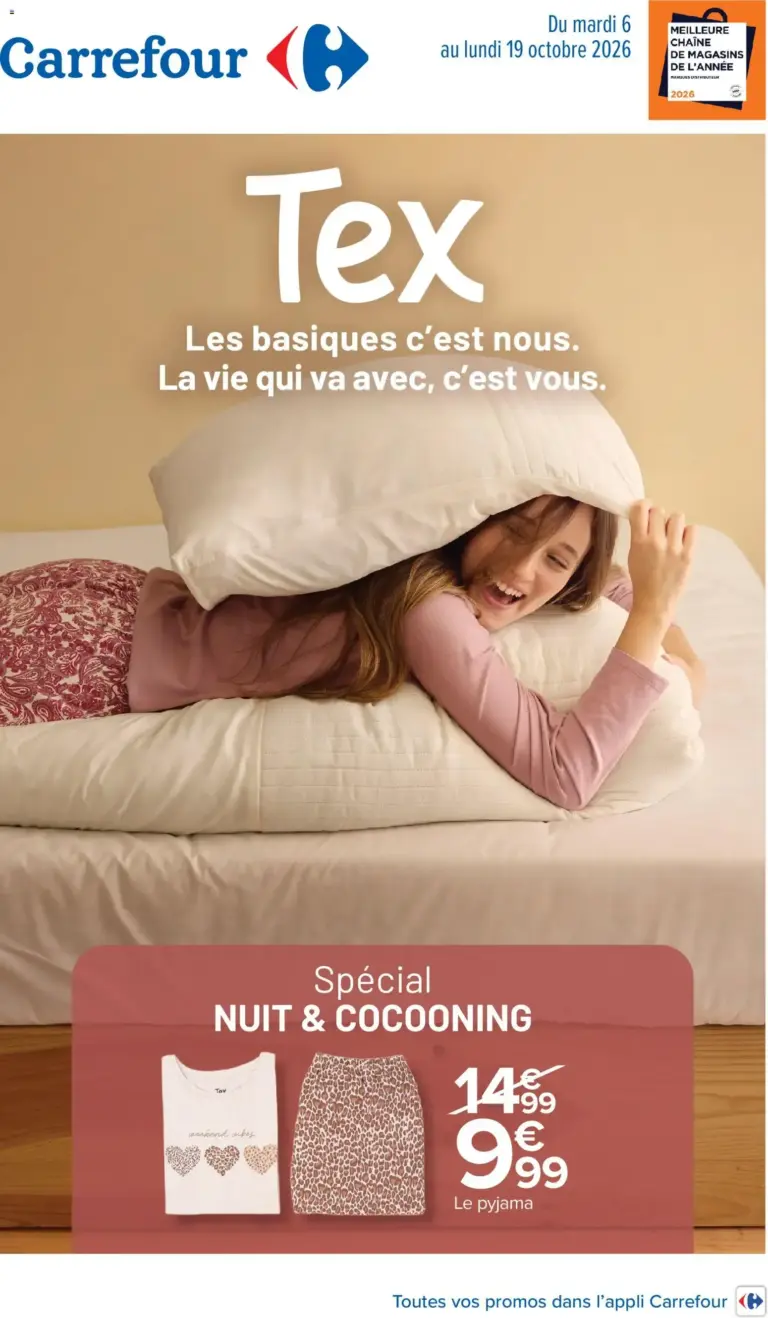 Carrefour Special nuit et cocooning du 06/10/2026 au 19/10/2026