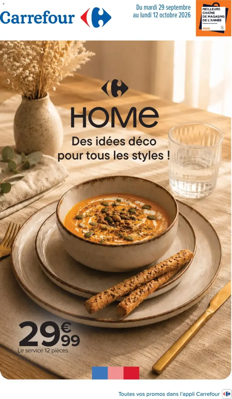 Carrefour Des idées déco pour tous les styles du 29/09/2026 au 12/10/2026